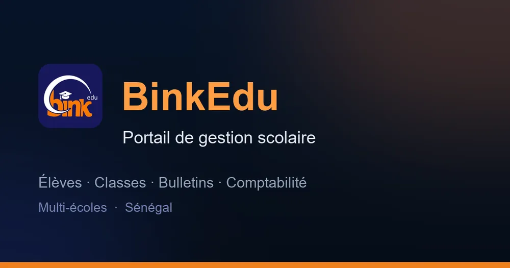 BinkEdu, portail de gestion scolaire