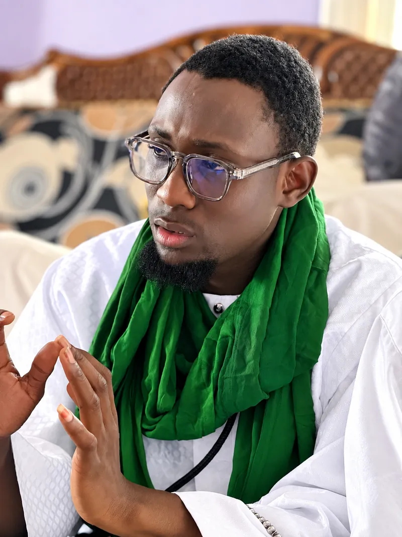 Birima Gueye en pleine explication