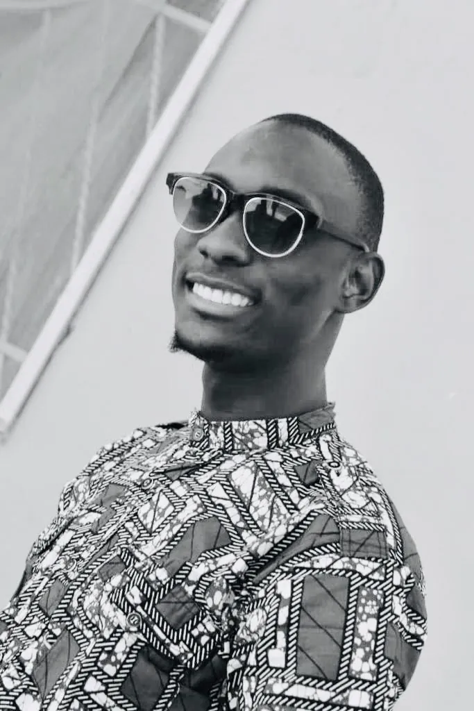 Portrait en noir et blanc